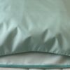 blaugrüner Seidenkissenbezug