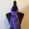 Foulard en soie mauve