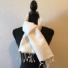 Foulard en soie blanc