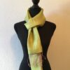 Foulard en soie sauvage vert