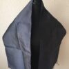 foulard en soie gris