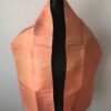 foulard en soie saumon