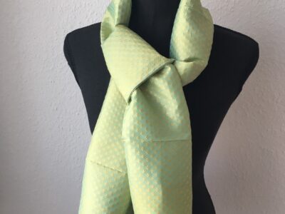 foulard en soie vert