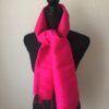 foulard en soie rose fuschia