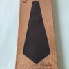 cravate en soie noire