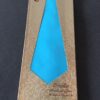 Cravate en soie turquoise
