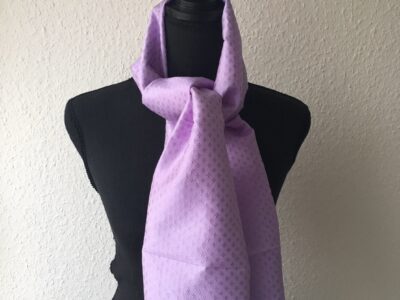 foulard en soie violet