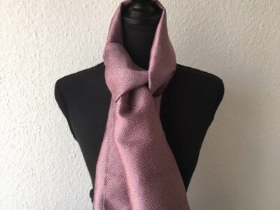 foulard en soie violet