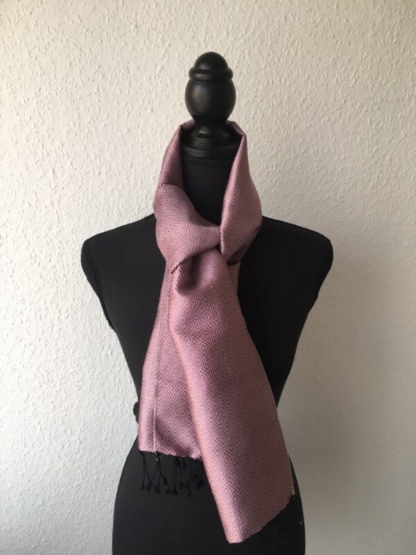 foulard en soie violet