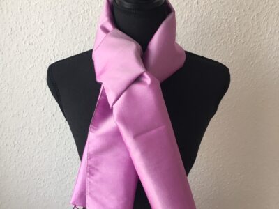 foulard en soie violet