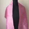 foulard en soie rose