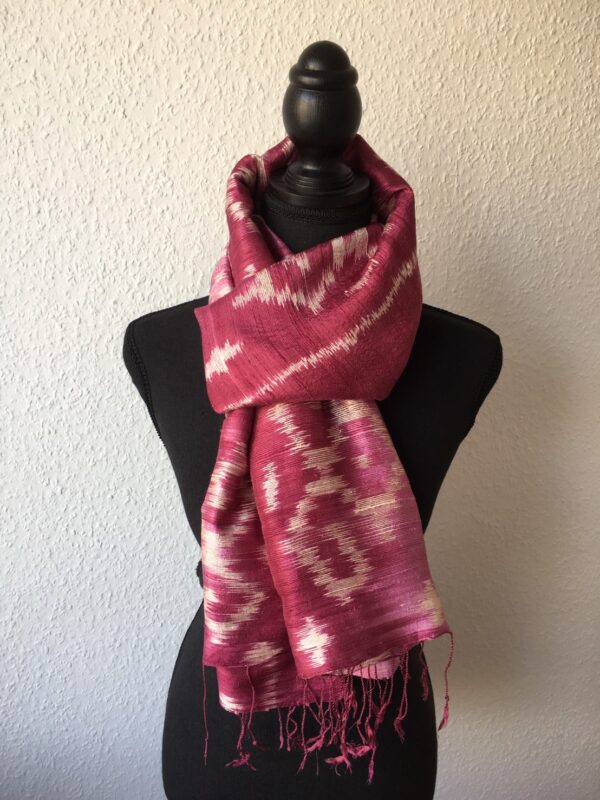 foulard en soie mudmee