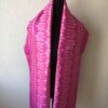 écharpe en soie rose