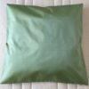 taie d'oreiller en soie vert
